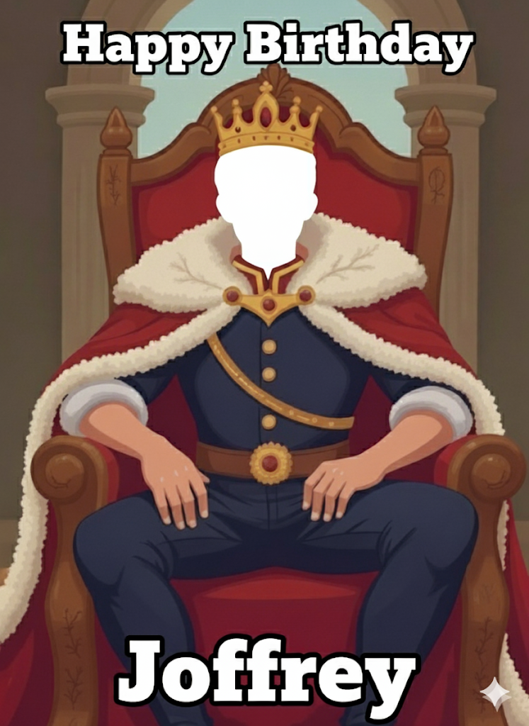 King's Birthday Card