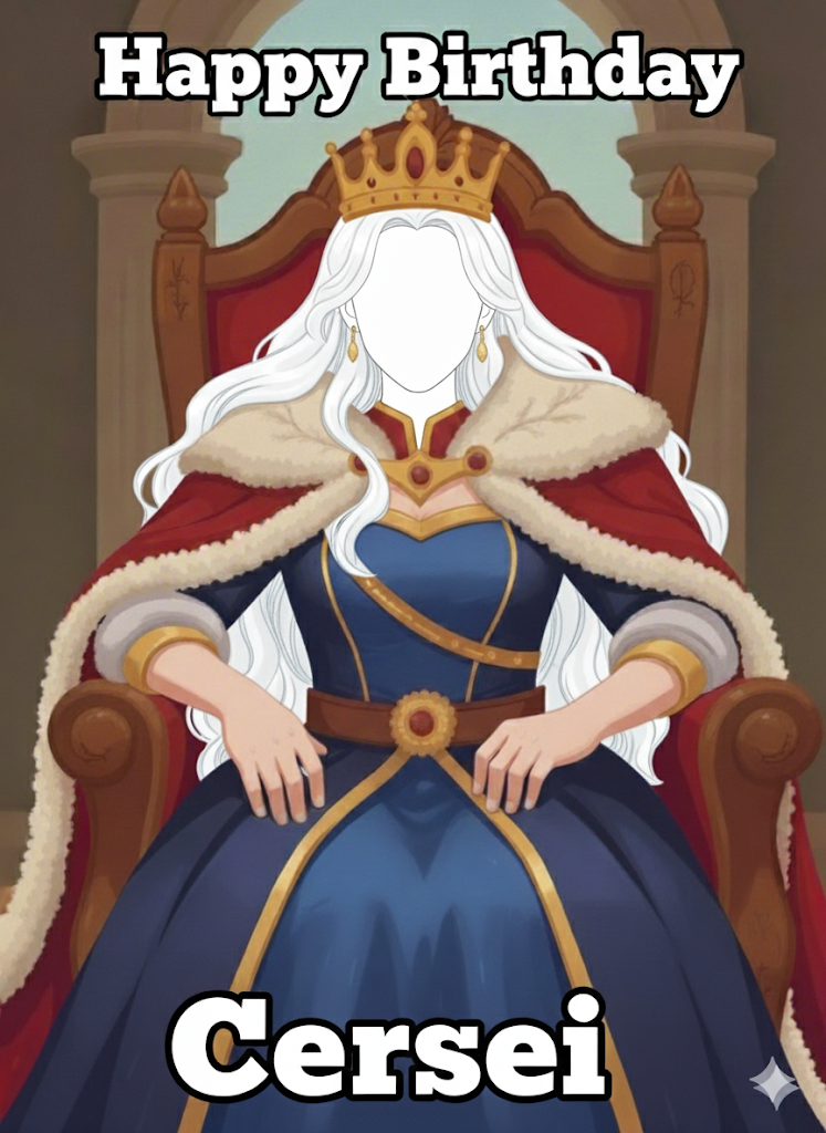 Queen's Birthday Card